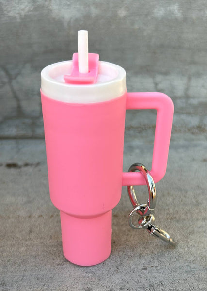 Tumbler Keychain with Removable Lid