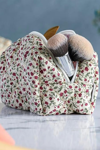 Quilted Makeup Bag