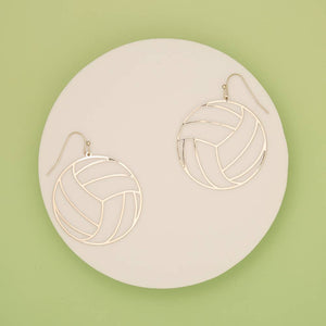 Gameday Volleyball Cutout Dangle Earrings