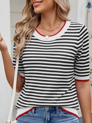 Striped Sweater Top