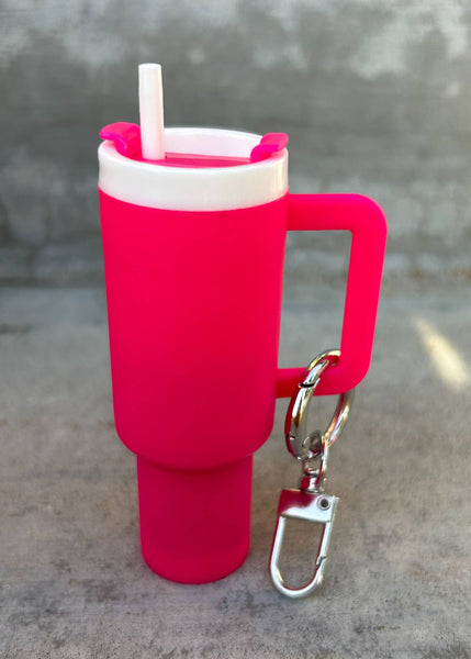 Tumbler Keychain with Removable Lid