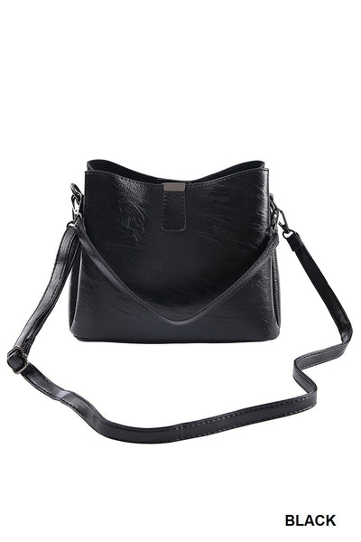 Vegan Leather Bucket Bag