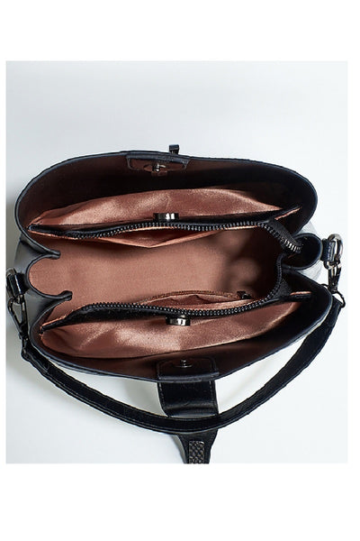 Vegan Leather Bucket Bag