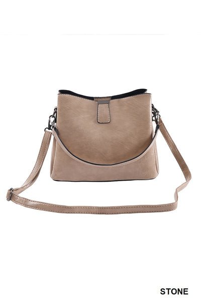 Vegan Leather Bucket Bag