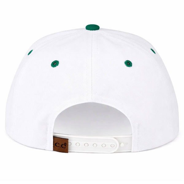 He's Golfing Embroidered on Two Tone Trucker Hat