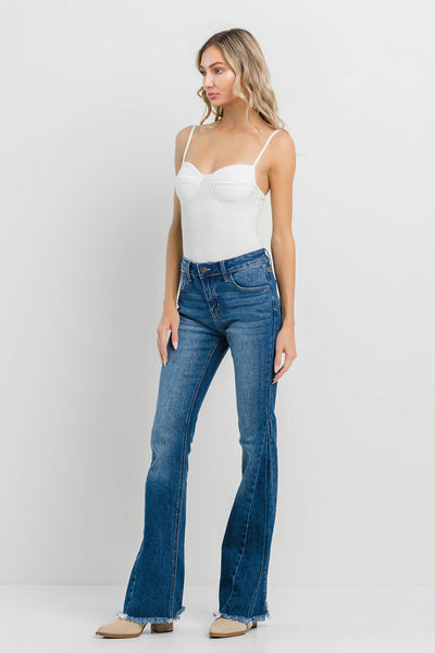 Mid Rise Flare with Side Detail from Jelly Jeans