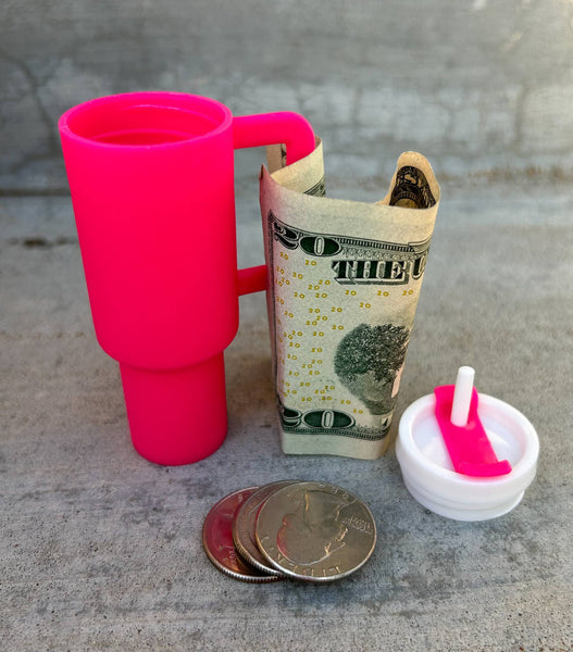 Tumbler Keychain with Removable Lid