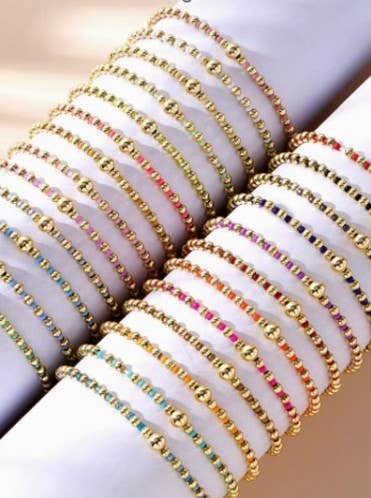 Boho Beaded Stretch Bracelet