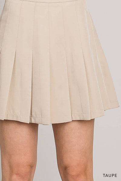 Pleat Detailed Skort