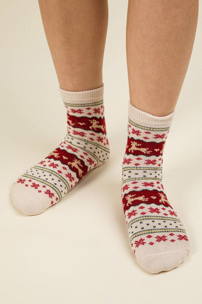 Christmas Graphic Crew Socks