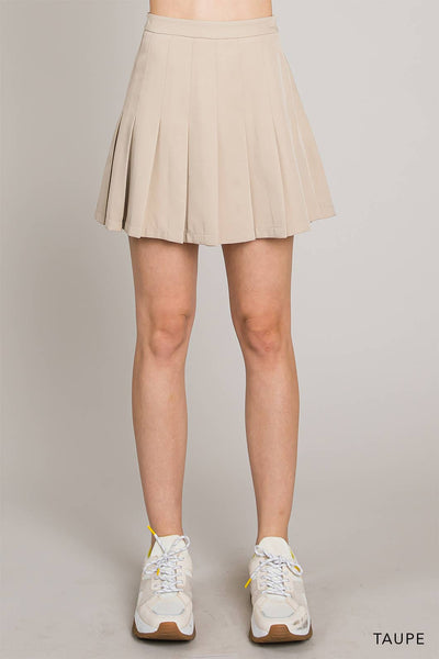 Pleat Detailed Skort