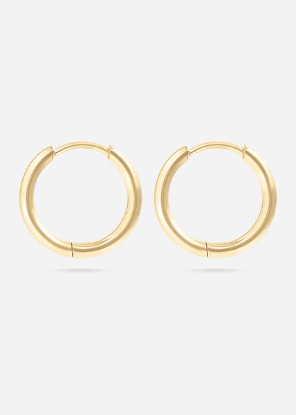 Waterproof Classic Small Hoop Huggie Earring