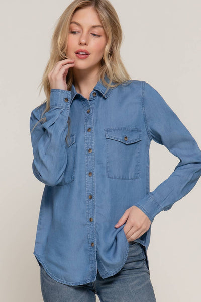 Lyocell Denim Shirt