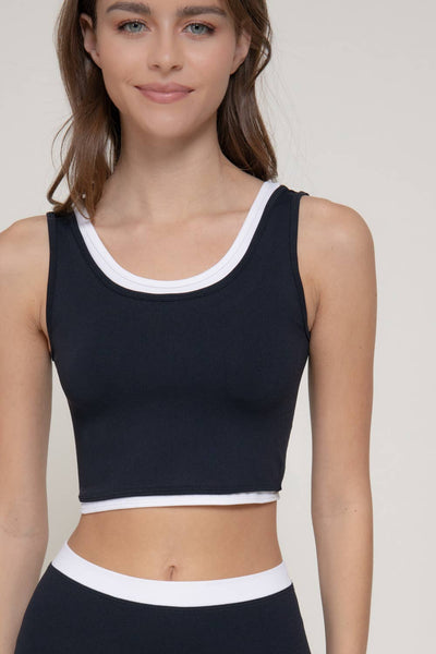 Crop Top & High Waist Leggings Set