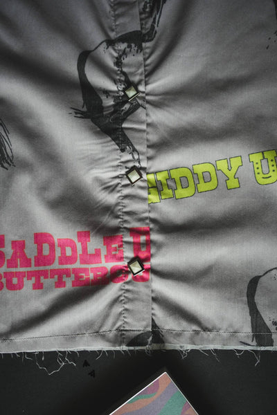 Giddy Up Crop Button Down