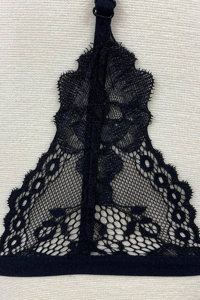 Criss Cross Racerback Lace Bralette