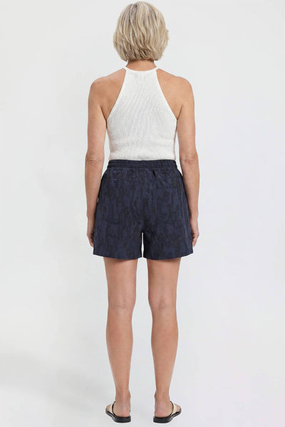 Resort Wear Shorts with Pockets in Black