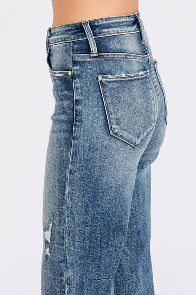 Petra Cuffed Wide Leg Jean