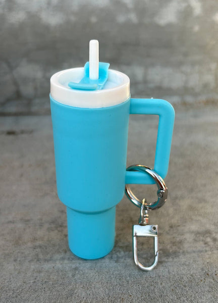 Tumbler Keychain with Removable Lid