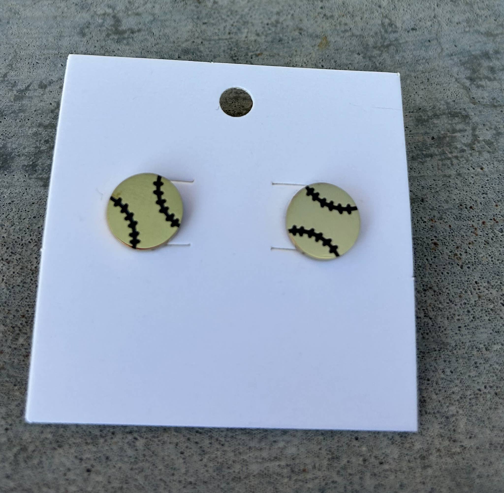 Baseball or Softball Stud Earrings