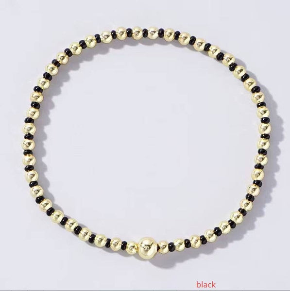 Boho Beaded Stretch Bracelet