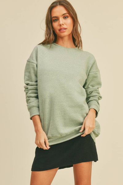 Comfort Crewneck Sweatshirt in Loden Frost Green