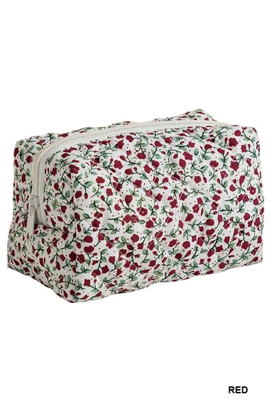 Quilted Makeup Bag