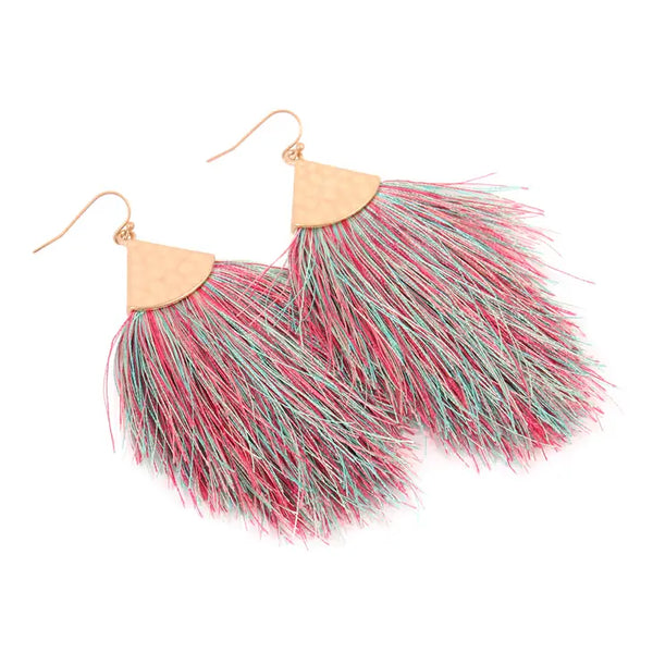 Multicolor Tassel Earrings
