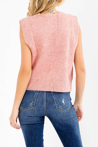 Arygle Plaid Button Up Sweater Vest