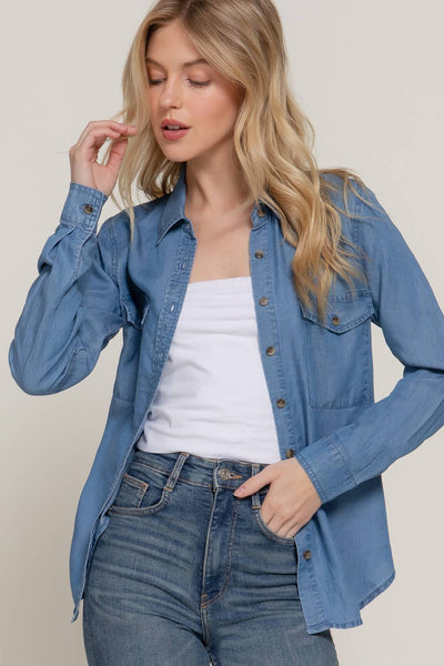 Lyocell Denim Shirt