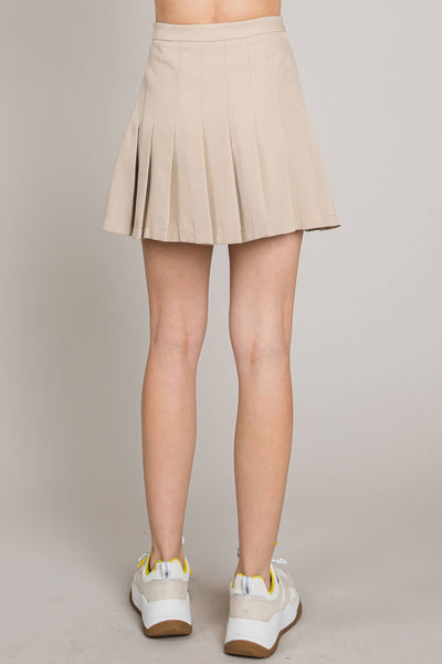 Pleat Detailed Skort