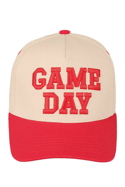 Game Day Embroidered Cotton Baseball Cap
