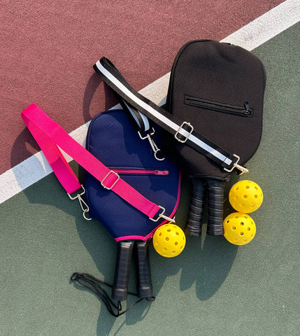 Pickleball Paddle Bag with Strap and Pocket for Pickle Ball