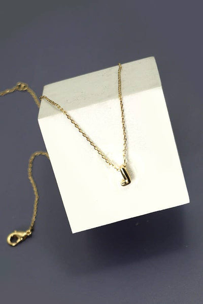 Mini Bubble Initial Necklace