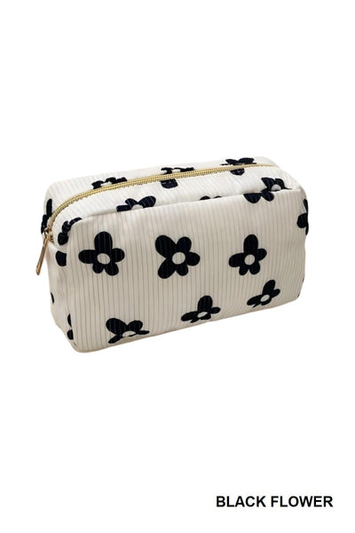 Ribbed Makeup Bag