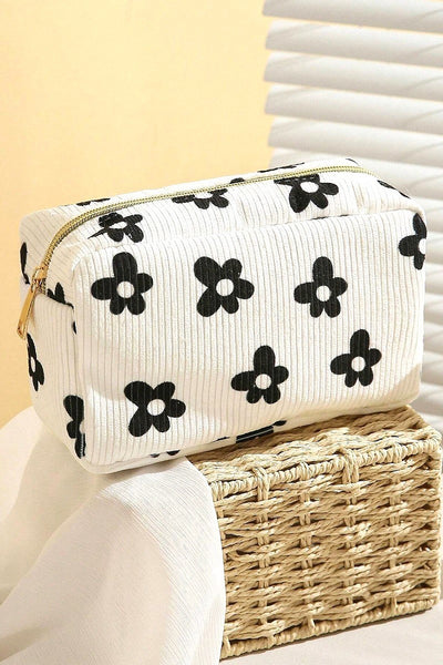 Ribbed Makeup Bag