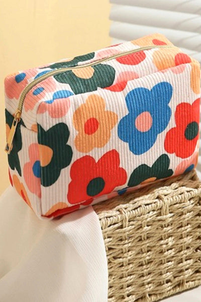 Ribbed Makeup Bag