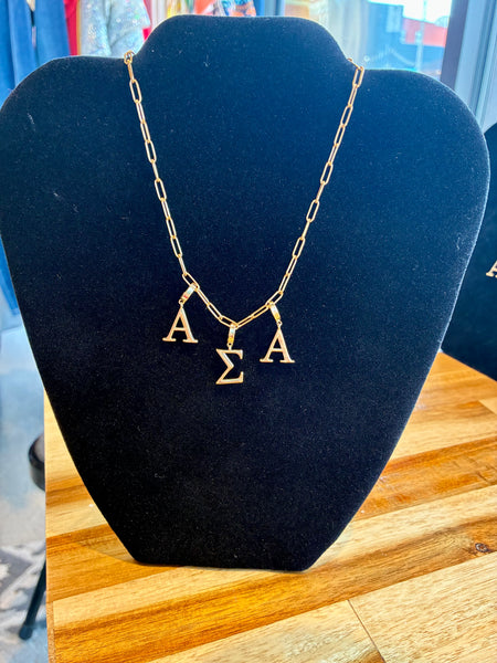 Greek Charm Necklace