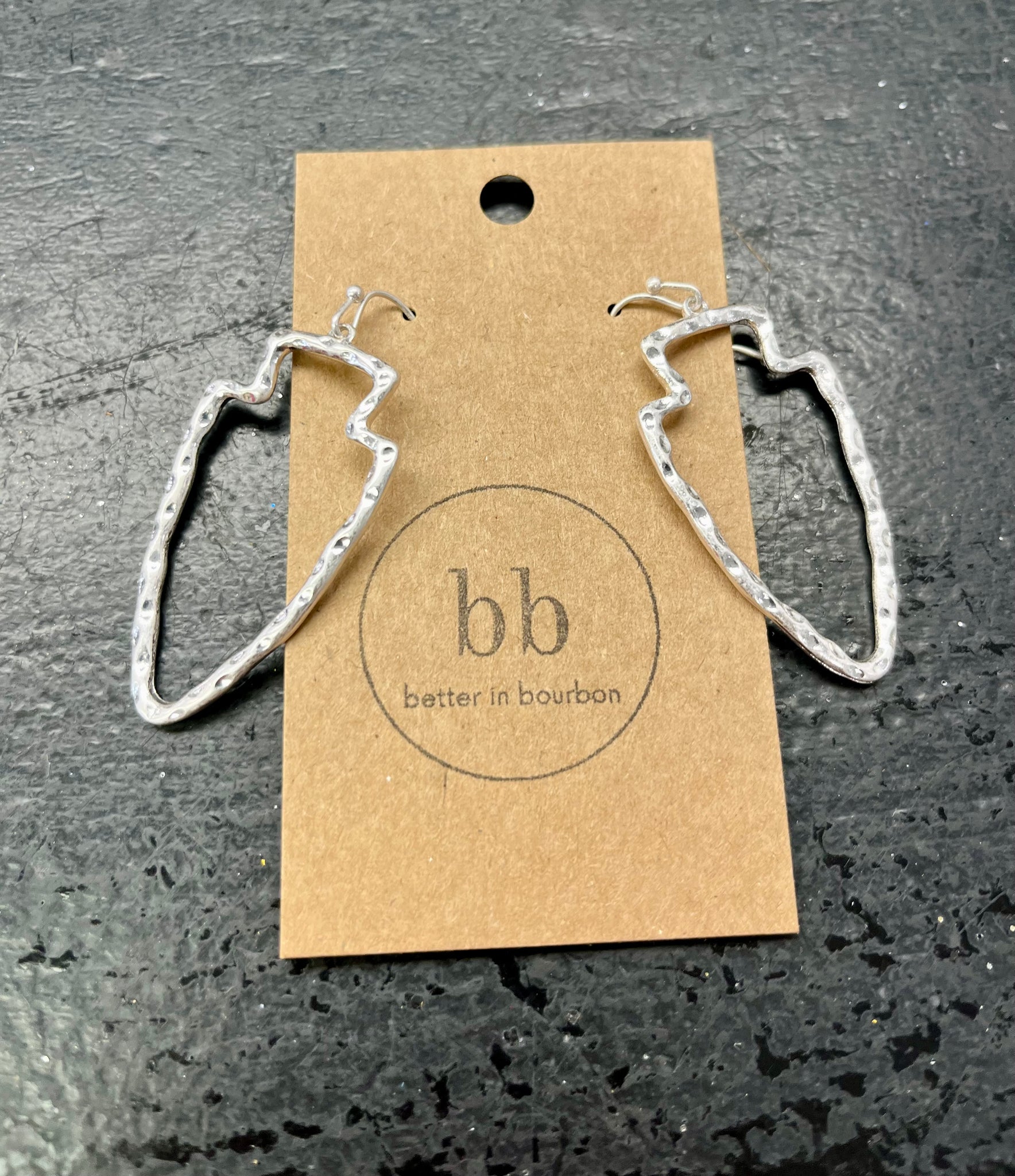 Silver Arrowhead Earrings