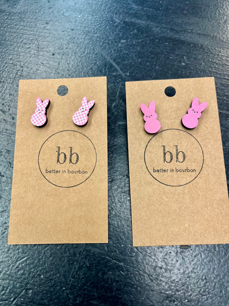 Easter Bunny Peeps Style Earring