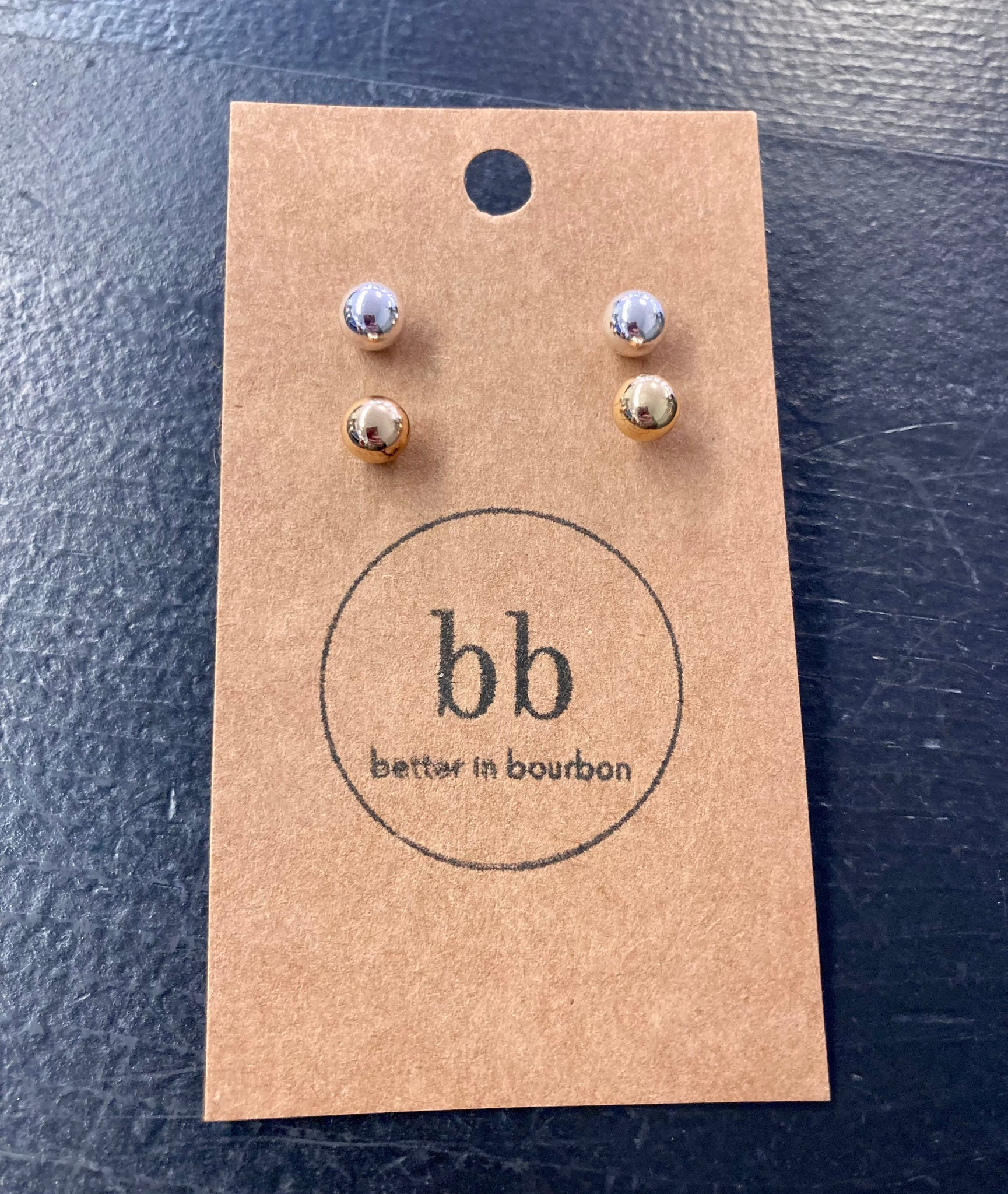 Set of Classic Stud Earrings