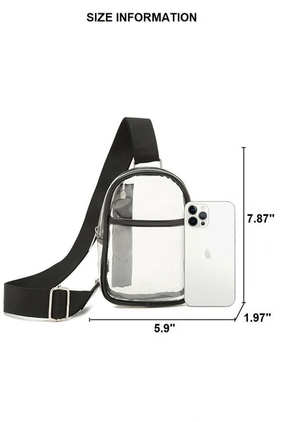 Clear Crossbody Sling Bag