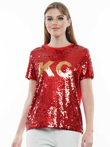 KC Sequin Top