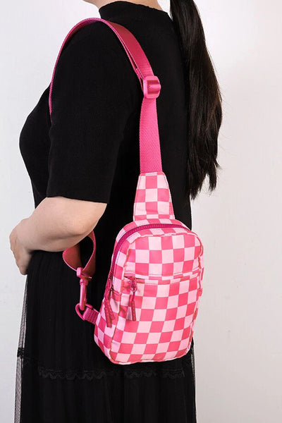 Checkered Sling Bag