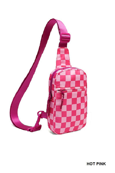 Checkered Sling Bag