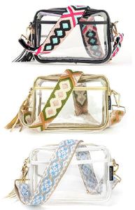 Clear Crossbody with Guitar Strap