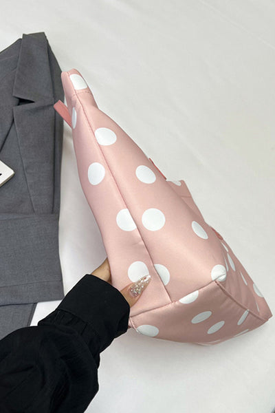 Polka Dot Oxford Tote Bag