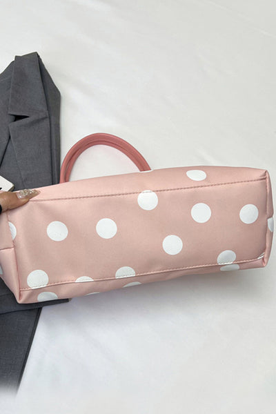 Polka Dot Oxford Tote Bag