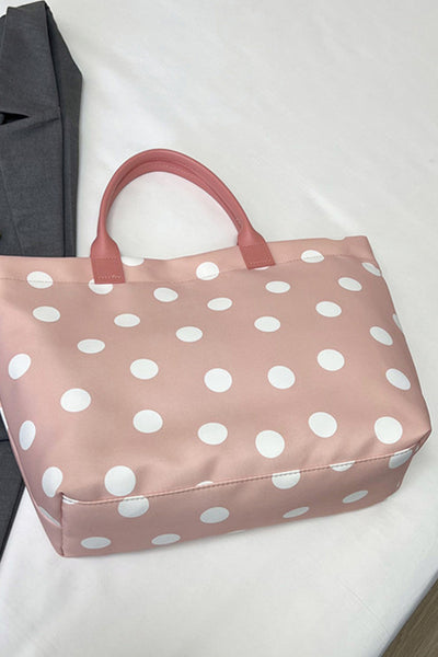 Polka Dot Oxford Tote Bag