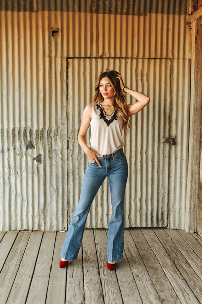 Boot Stitch Llano Tank in Dust